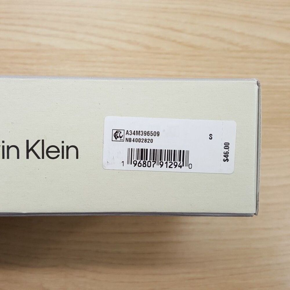 CALVIN KLEIN Boxer Briefs Mens Small Red Blue Grey 3-Pack 100% Cotton Trunks - Picture 4 of 6